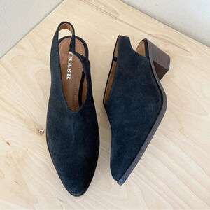 Trask Tess western sling back mules Sz 7.5